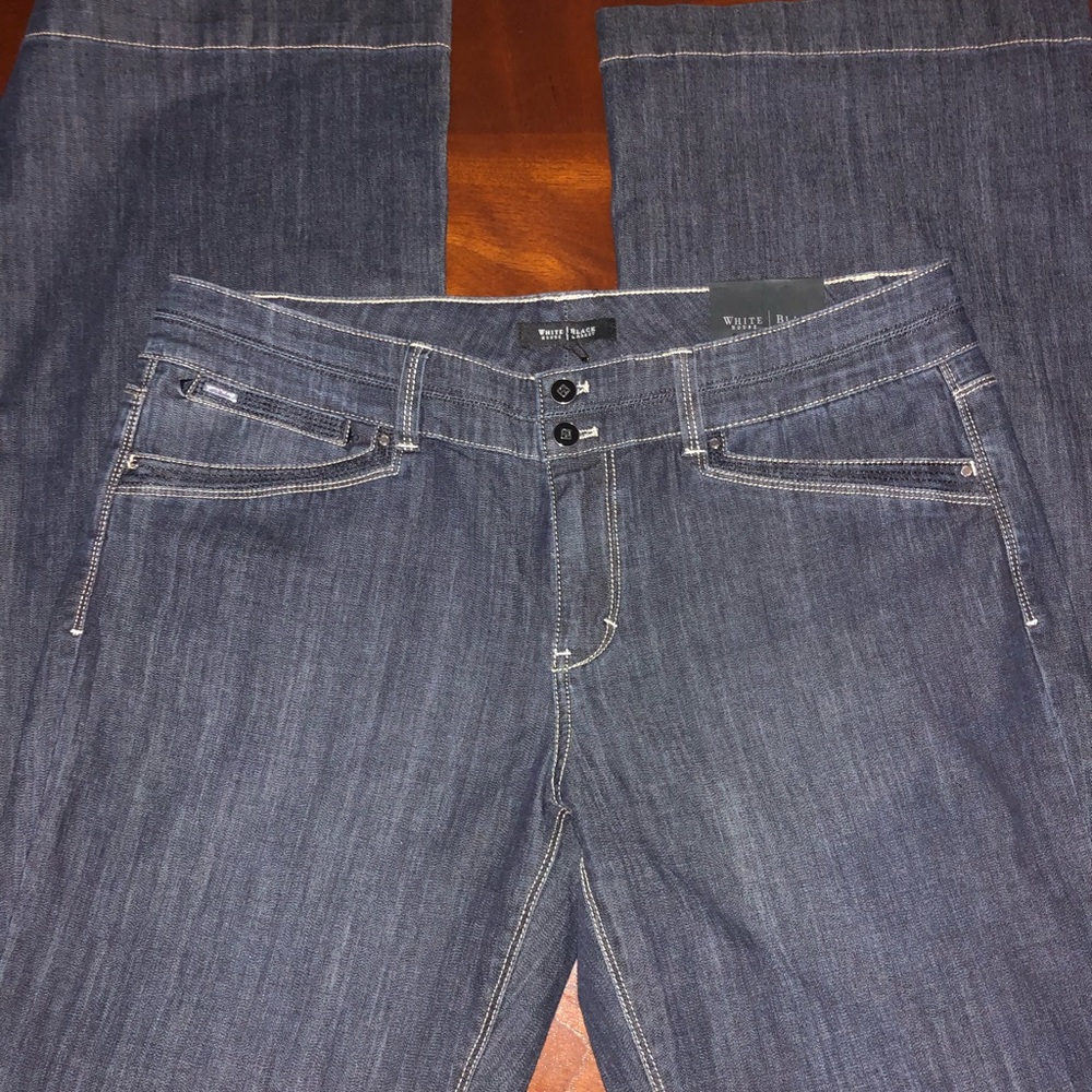 NWT WHBM TROUSER flared 80s vintage JEANS - Picture 5 of 8